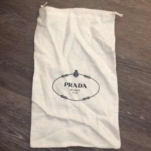 Authentic Prada dust bag